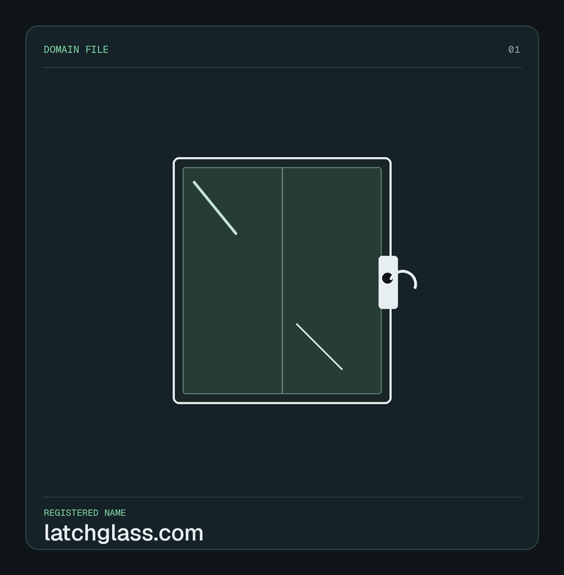 Domain card for latchglass.com
